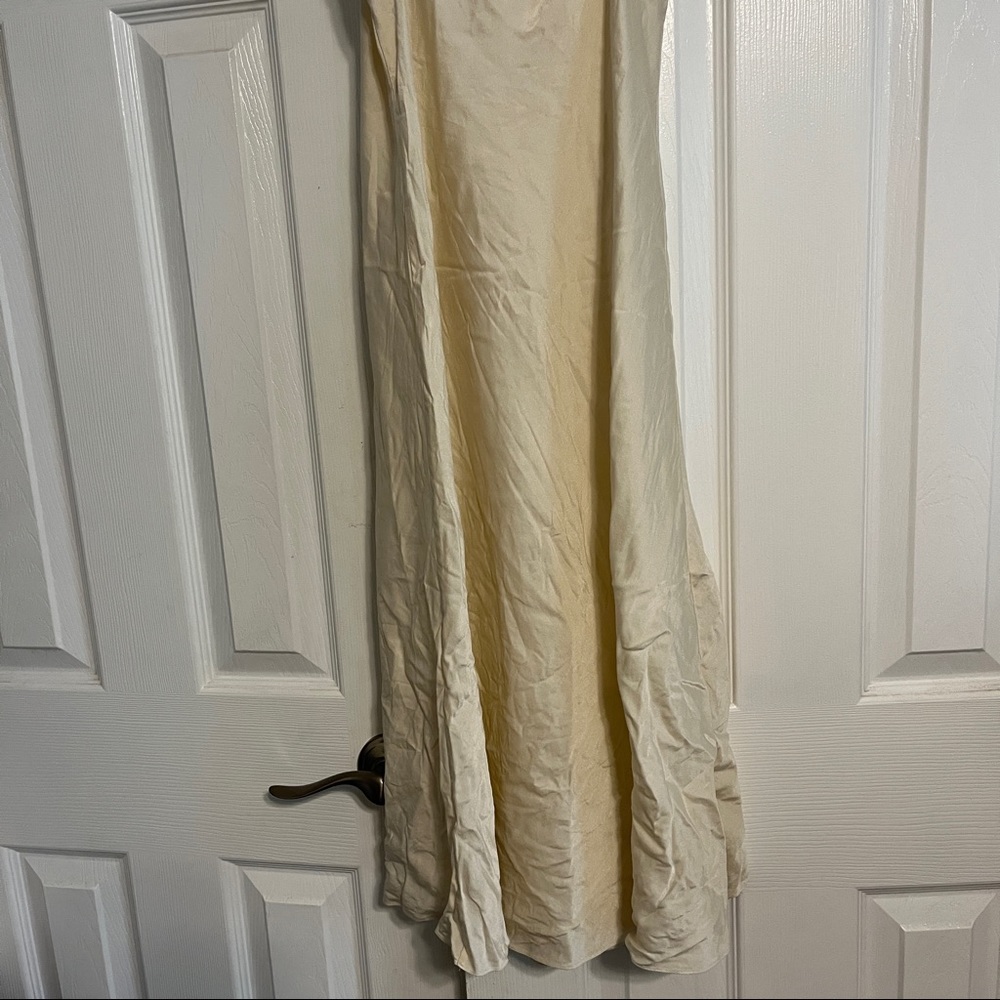 Victorias Secret Gold Label 100% Silk Midi Slip Dress - Picture 5 of 7